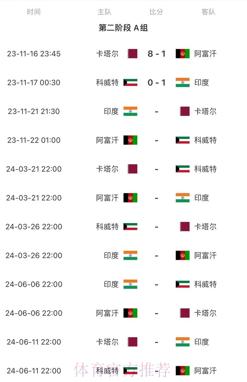 2026世界杯比赛时间完整版实时赛程官网入口